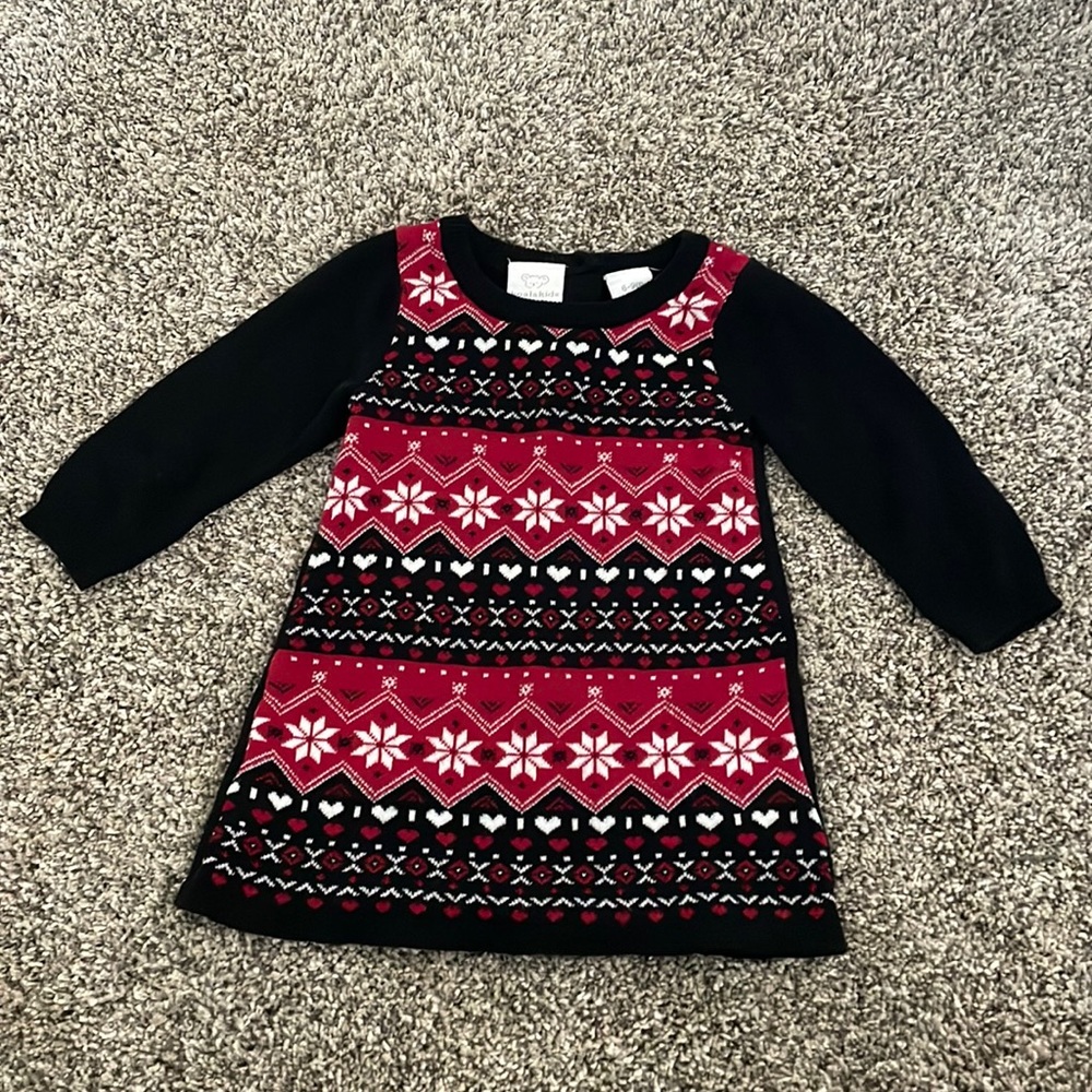 Fair Isle sweater dress by Koala Baby